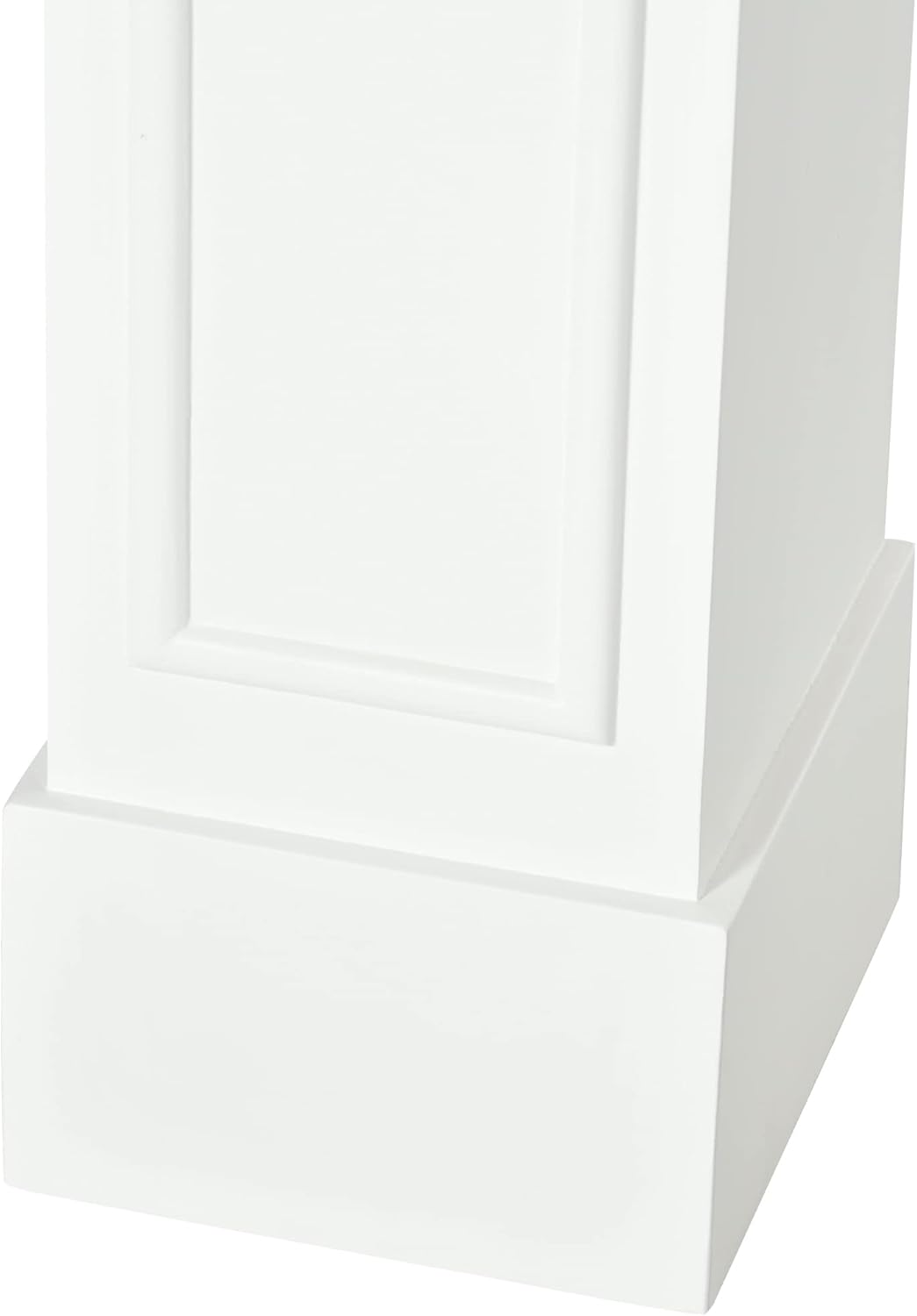 HOMCOM Modern Fireplace Mantel, Surround Mantels for Fireplace with Decorative Pattern Interior Width 29" White
