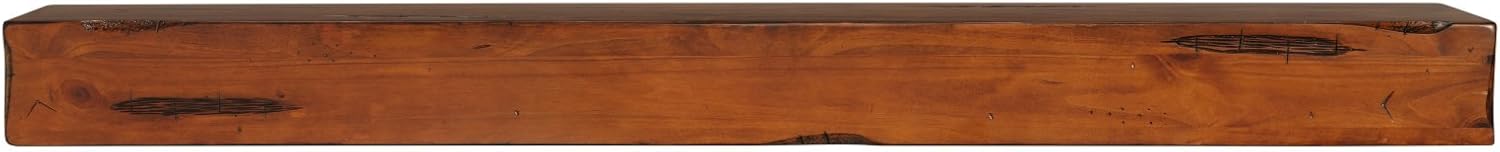 Pearl Mantels 412-60-50 Shenandoah Pine 60-Inch Fireplace Mantel Shelf, Rustic Medium