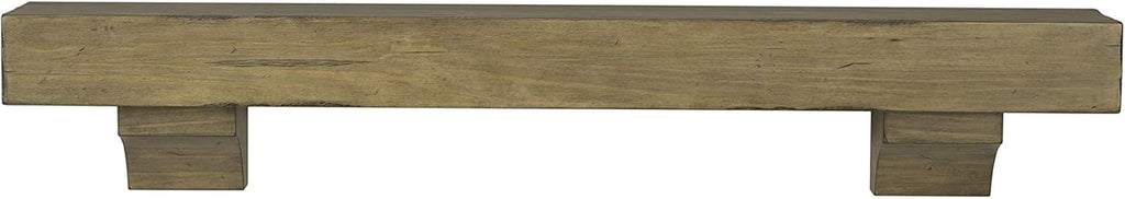 Pearl Mantels 412-60-50 Shenandoah Pine 60-Inch Fireplace Mantel Shelf, Rustic Medium